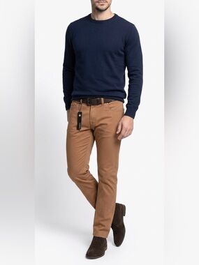 Gardeur Nevio-8 Men’s Regular-Fit Pants Carmel